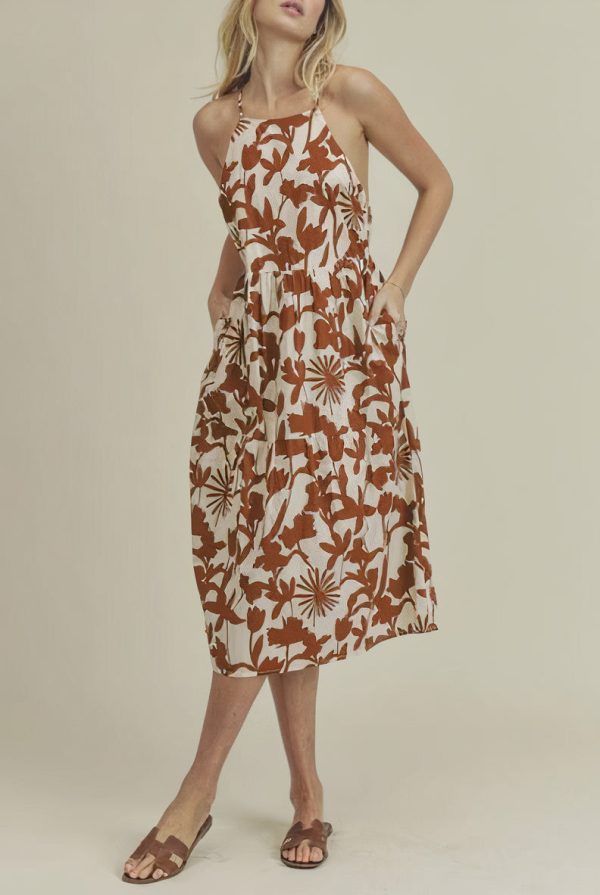 CROSSBACK MAXI DRESS